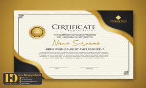 Giấy Chứng Nhận, Bằng Khen, Certificate (20)