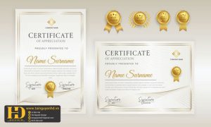 Giấy Chứng Nhận, Bằng Khen, Certificate (200)