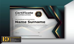 Giấy Chứng Nhận, Bằng Khen, Certificate (202)