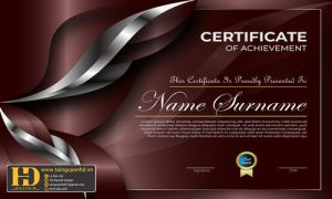 Giấy Chứng Nhận, Bằng Khen, Certificate (208)