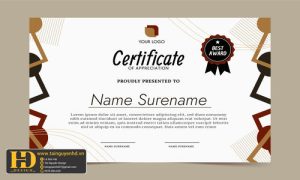 Giấy Chứng Nhận, Bằng Khen, Certificate (21)