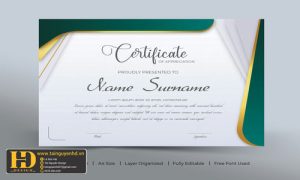 Giấy Chứng Nhận, Bằng Khen, Certificate (210)