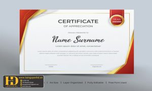 Giấy Chứng Nhận, Bằng Khen, Certificate (211)