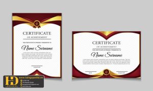 Giấy Chứng Nhận, Bằng Khen, Certificate (212)