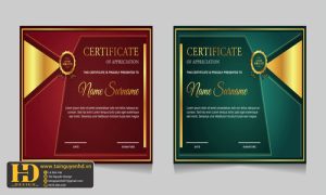 Giấy Chứng Nhận, Bằng Khen, Certificate (213)