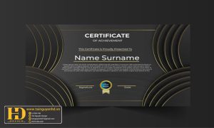 Giấy Chứng Nhận, Bằng Khen, Certificate (216)