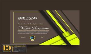 Giấy Chứng Nhận, Bằng Khen, Certificate (218)