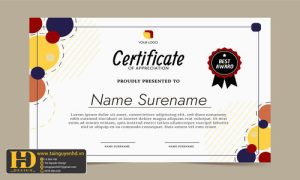 Giấy Chứng Nhận, Bằng Khen, Certificate (22)