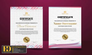 Giấy Chứng Nhận, Bằng Khen, Certificate (220)