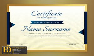 Giấy Chứng Nhận, Bằng Khen, Certificate (221)