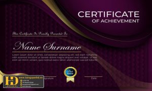 Giấy Chứng Nhận, Bằng Khen, Certificate (222)