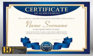 Giấy Chứng Nhận, Bằng Khen, Certificate (226)