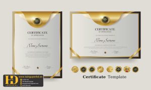 Giấy Chứng Nhận, Bằng Khen, Certificate (229)