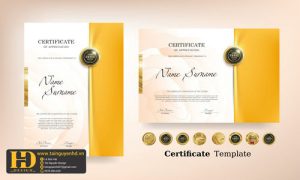 Giấy Chứng Nhận, Bằng Khen, Certificate (230)