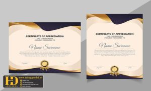 Giấy Chứng Nhận, Bằng Khen, Certificate (233)