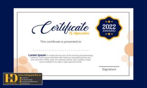 Giấy Chứng Nhận, Bằng Khen, Certificate (236)