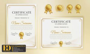 Giấy Chứng Nhận, Bằng Khen, Certificate (237)