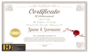 Giấy Chứng Nhận, Bằng Khen, Certificate (239)