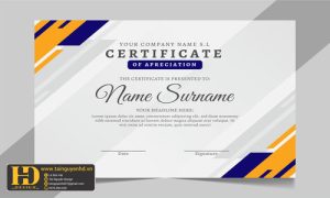 Giấy Chứng Nhận, Bằng Khen, Certificate (246)