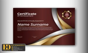 Giấy Chứng Nhận, Bằng Khen, Certificate (31)