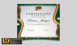 Giấy Chứng Nhận, Bằng Khen, Certificate (34)
