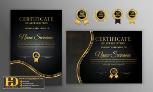 Giấy Chứng Nhận, Bằng Khen, Certificate (35)