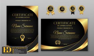 Giấy Chứng Nhận, Bằng Khen, Certificate (36)