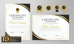 Giấy Chứng Nhận, Bằng Khen, Certificate (39)