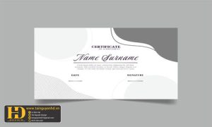 Giấy Chứng Nhận, Bằng Khen, Certificate (40)