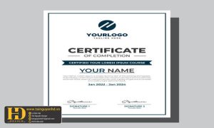 Giấy Chứng Nhận, Bằng Khen, Certificate (41)