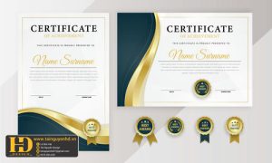 Giấy Chứng Nhận, Bằng Khen, Certificate (45)