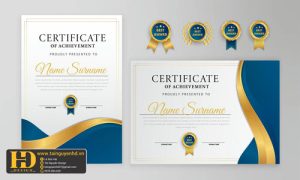 Giấy Chứng Nhận, Bằng Khen, Certificate (47)