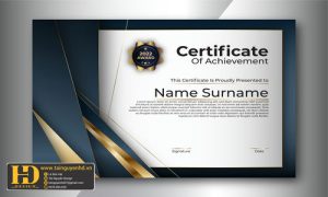 Giấy Chứng Nhận, Bằng Khen, Certificate (51)