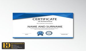 Giấy Chứng Nhận, Bằng Khen, Certificate (55)