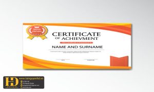 Giấy Chứng Nhận, Bằng Khen, Certificate (56)