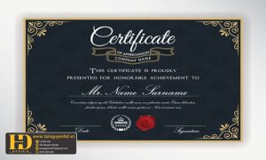 Giấy Chứng Nhận, Bằng Khen, Certificate (59)