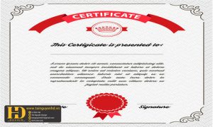 Giấy Chứng Nhận, Bằng Khen, Certificate (6)
