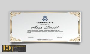 Giấy Chứng Nhận, Bằng Khen, Certificate (61)