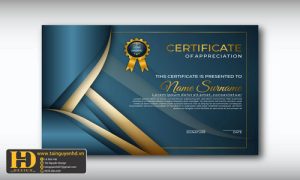 Giấy Chứng Nhận, Bằng Khen, Certificate (67)