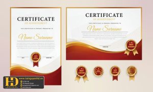 Giấy Chứng Nhận, Bằng Khen, Certificate (68)