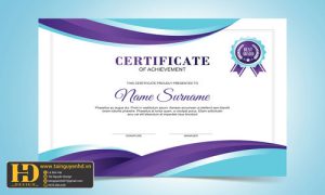 Giấy Chứng Nhận, Bằng Khen, Certificate (7)