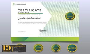 Giấy Chứng Nhận, Bằng Khen, Certificate (70)