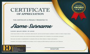 Giấy Chứng Nhận, Bằng Khen, Certificate (75)