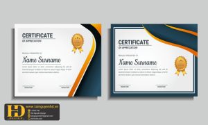 Giấy Chứng Nhận, Bằng Khen, Certificate (79)