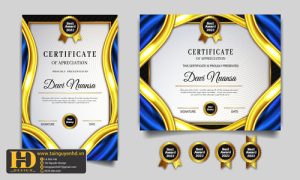 Giấy Chứng Nhận, Bằng Khen, Certificate (81)