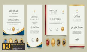 Giấy Chứng Nhận, Bằng Khen, Certificate (86)