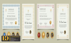 Giấy Chứng Nhận, Bằng Khen, Certificate (87)