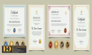 Giấy Chứng Nhận, Bằng Khen, Certificate (88)