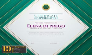 Giấy Chứng Nhận, Bằng Khen, Certificate (94)