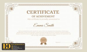 Giấy Chứng Nhận, Bằng Khen, Certificate (95)